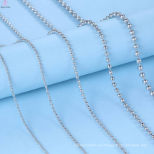 Precio de fábrica 925 Sterling Thin Silver Chains para mujeres